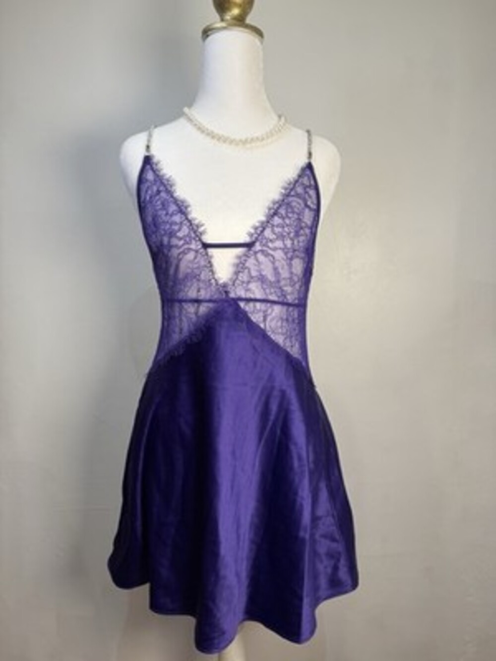 Vintage Purple Victoria’s Secret Lingerie Mini Dress - M #lingerie #intimates